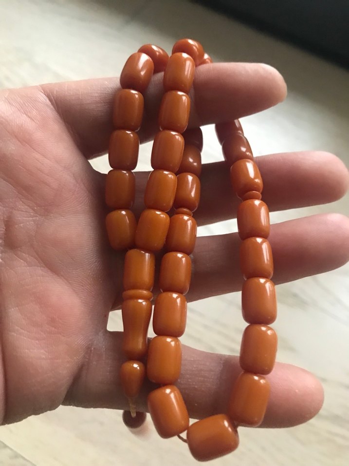 sıkma kehribar tesbihler - Görsel 4