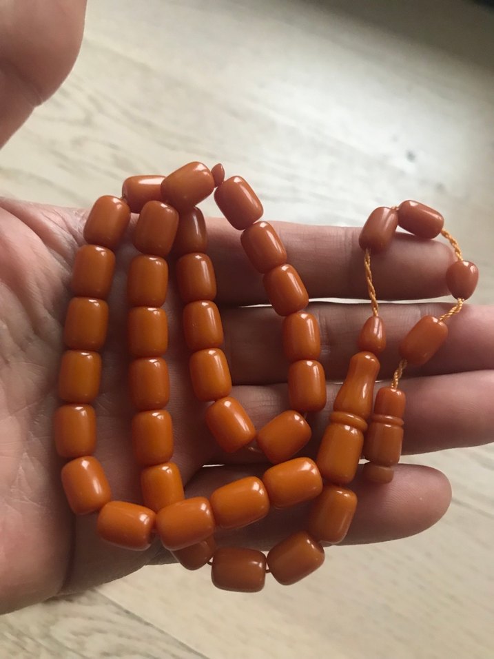 sıkma kehribar tesbihler - Görsel 2