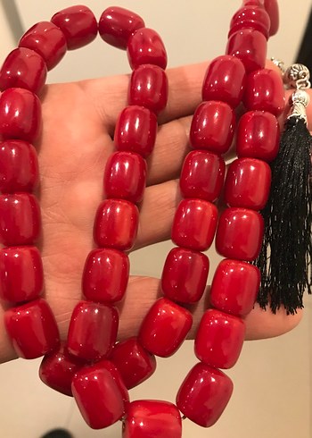 Eski sıkma kehribar dev boy tesbih - Görsel 5