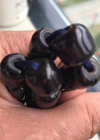 Eski sıkma kehribar tesbih - Görsel 4