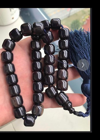 Eski sıkma kehribar tesbih - Görsel 2