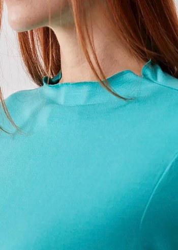 Sırt Dekolteli Uzun Kollu Bluz - Görsel 3