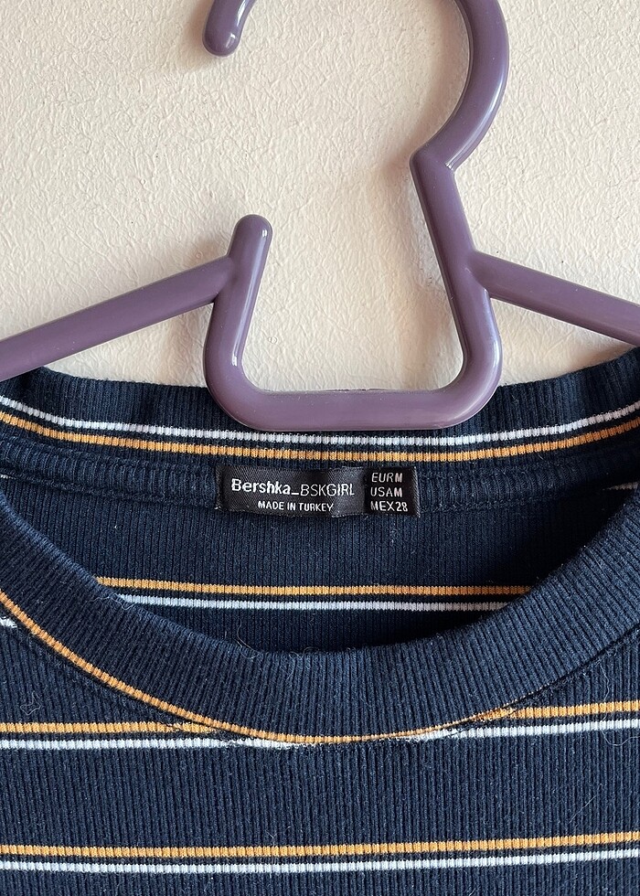 Çizgili Mini Elbise - Görsel 2