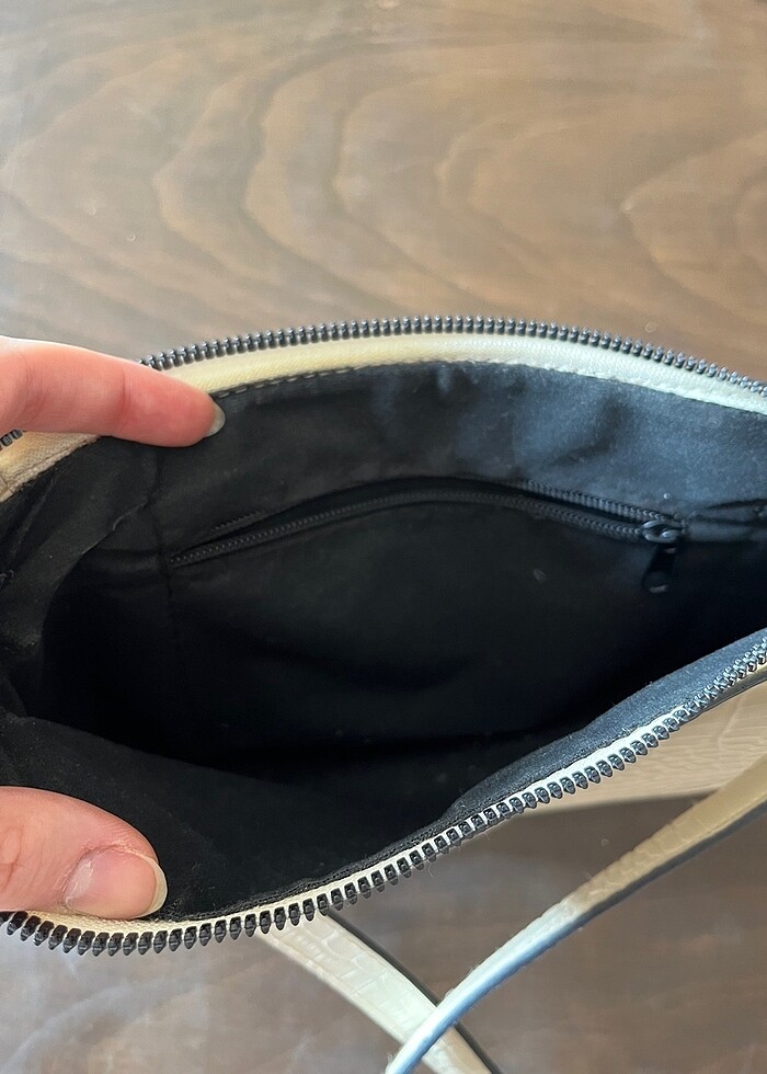 Bej Omuz Çantası - Görsel 4