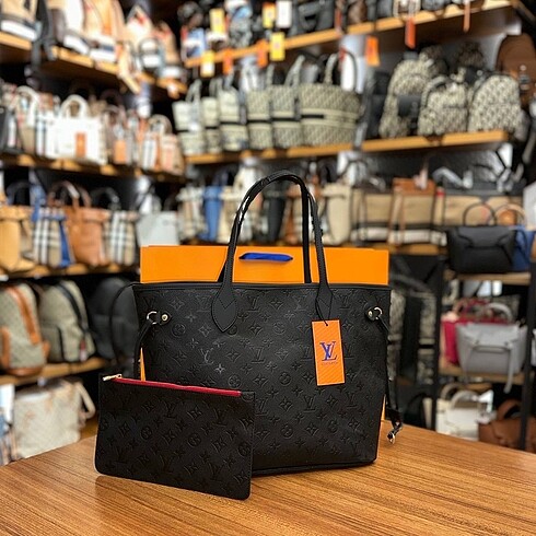  Beden kahverengi Renk LOUİS VUİTTON NEVERFULL MM STOKLARADA