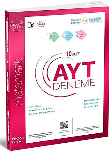 AYT Matematik Branş Denemesi (üçdörtbeş) 2022