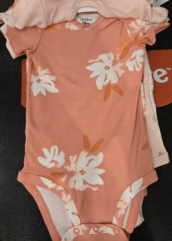 Carters Kız Bebek Kısa Kollu Zıbın Seti - Görsel 8