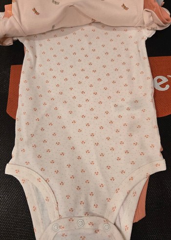 Carters Kız Bebek Kısa Kollu Zıbın Seti - Görsel 10