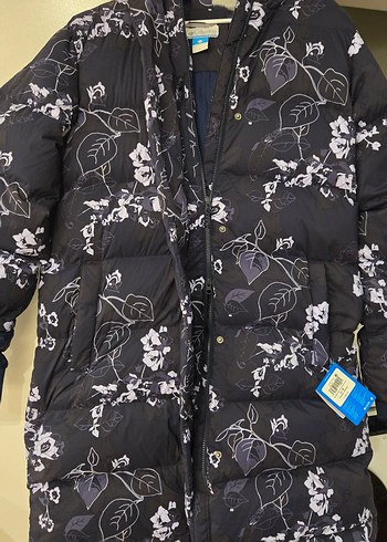 Columbia Kaz tüyü Kadın Uzun Boy Kaban - Görsel 8