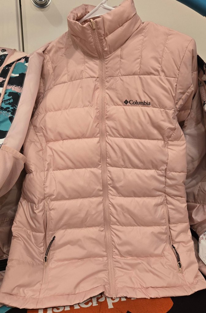 Columbia kadın Kamuflaj Desen çiftli Pembe Mont - Görsel 3