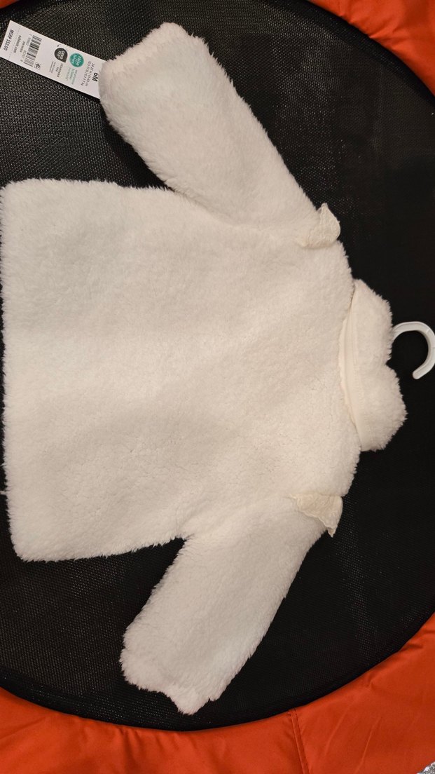 Carters Kız Bebek Peluş Nakışlı Mont - Görsel 5