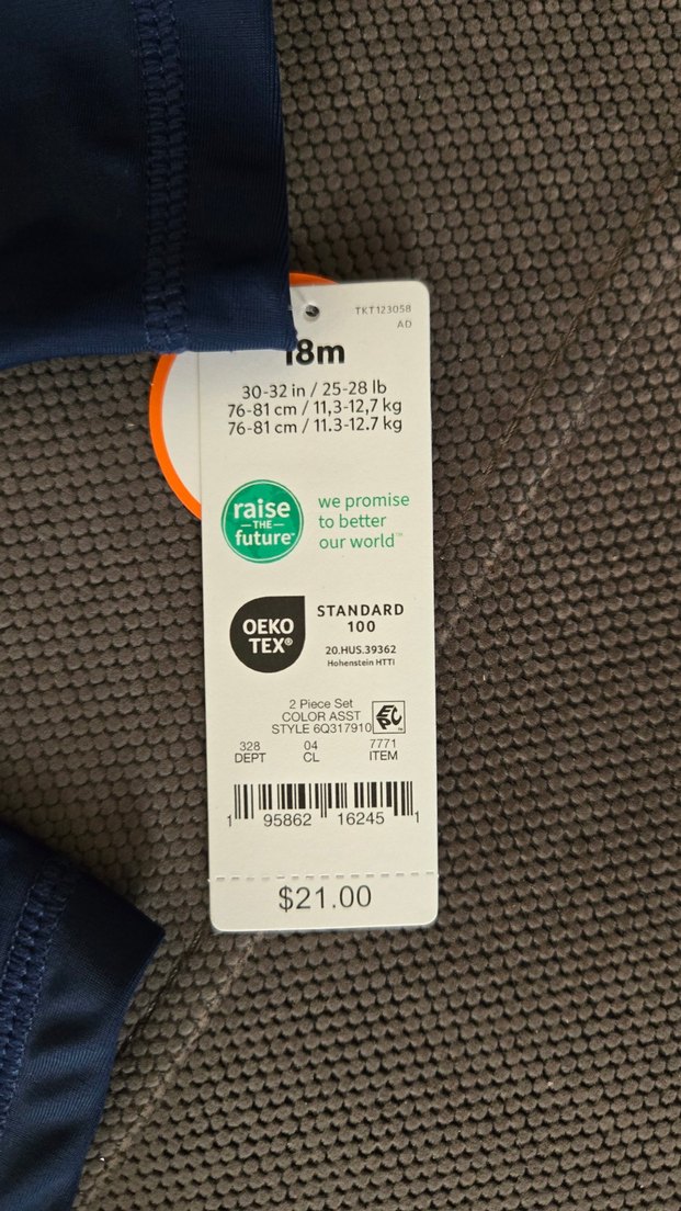 Carters Uzun Kollu Erkek Bebek Mayo Takımı - Görsel 4