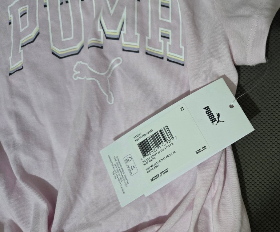 Puma Kız Çocuk Alt Üst Şortlu Takım - Görsel 4