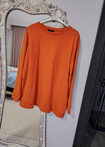 Trendyol & Milla Kadın Turuncu Oversize Sweatshirt