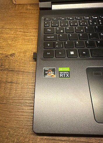 Beden Renk Acer aspire7 16GB 512SSD RTX3050