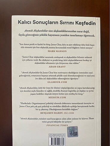  Atomik alışkanlıklar