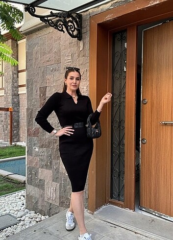 s Beden bordo Renk Triko elbise standart