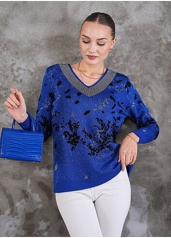 Yerni sezon simli triko - Görsel 6