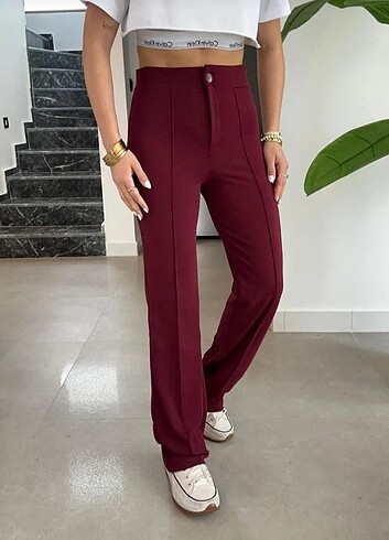 Palazzo likrali pantolon  - Görsel 2