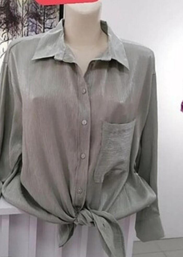 Jakarlı gömlek yeni sezon - Görsel 3