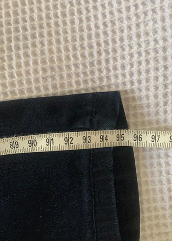 Diğer Siyah Düğmeli Kadın Kot Pantolon