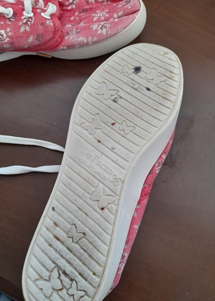 Pembe bez ayakkabı 36 numara  - Görsel 2