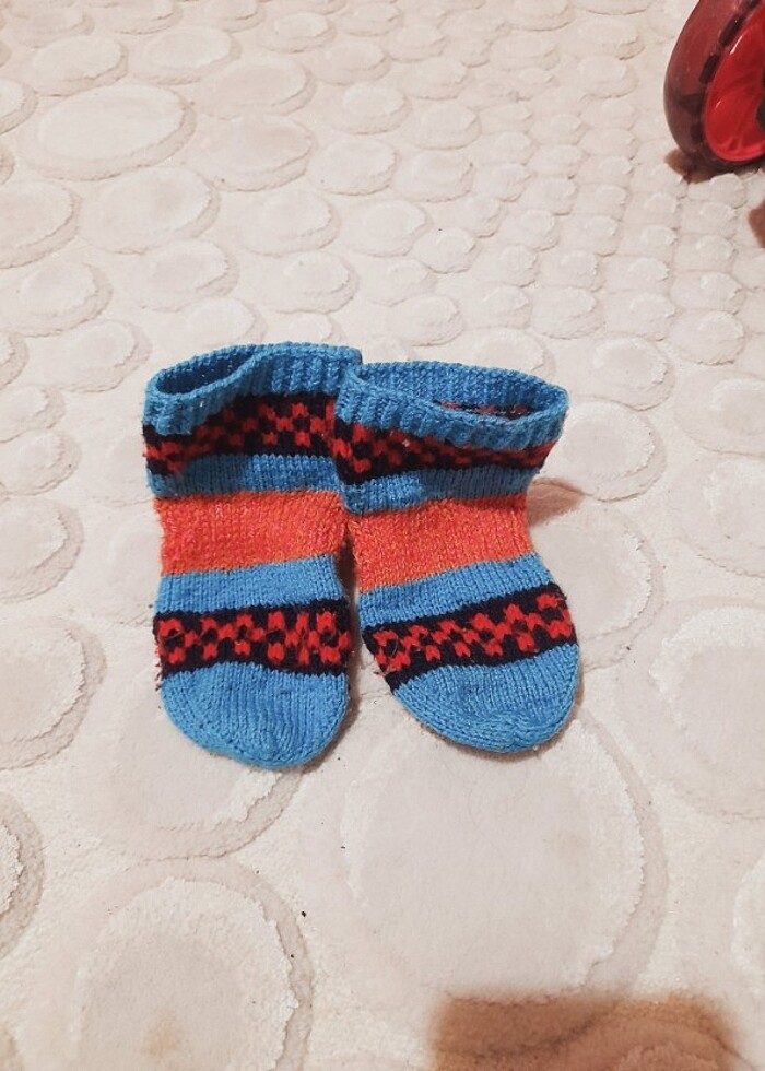 Örgü patik - Görsel 2