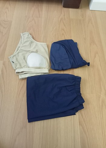 Uzun Kollu Lacivert Kadın Mayo #haşema - Görsel 6