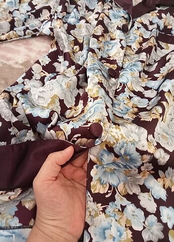 Saten pijama takımı - Görsel 6