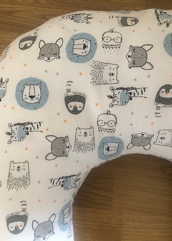 Gri Desenli Emzirme ve Hamilelik Yastığı - Görsel 3