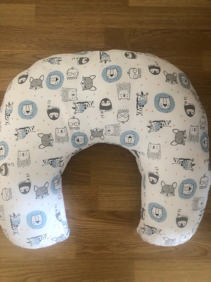 Gri Desenli Emzirme ve Hamilelik Yastığı - Görsel 2