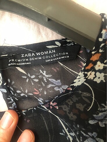 m Beden Zara fırfırlı bluz