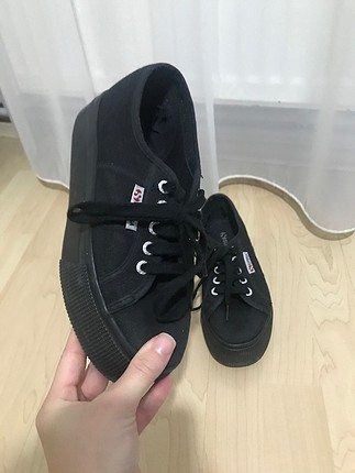 Siyah 36 numara superga ayakkabı