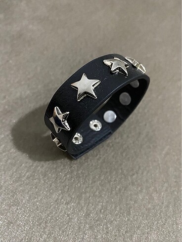 2.cm yıldızlı punk bileklik