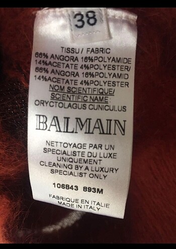m Beden Balmain kazak