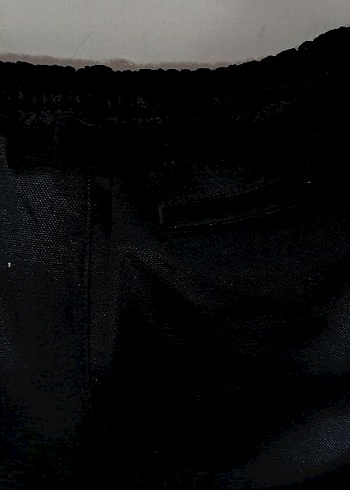 Düğmeli Siyah Erkek  Pantolon - Görsel 5