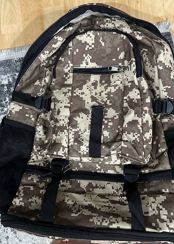 Kahverengi Kamuflaj Erkek Sırt Çantası - Görsel 6