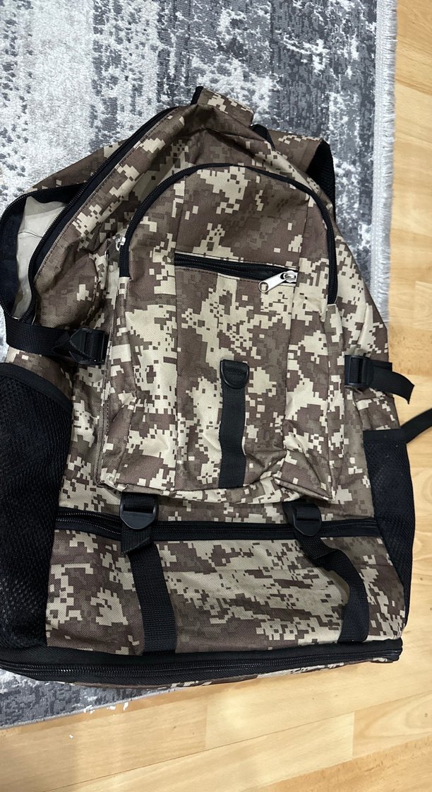 Kahverengi Kamuflaj Erkek Sırt Çantası - Görsel 2