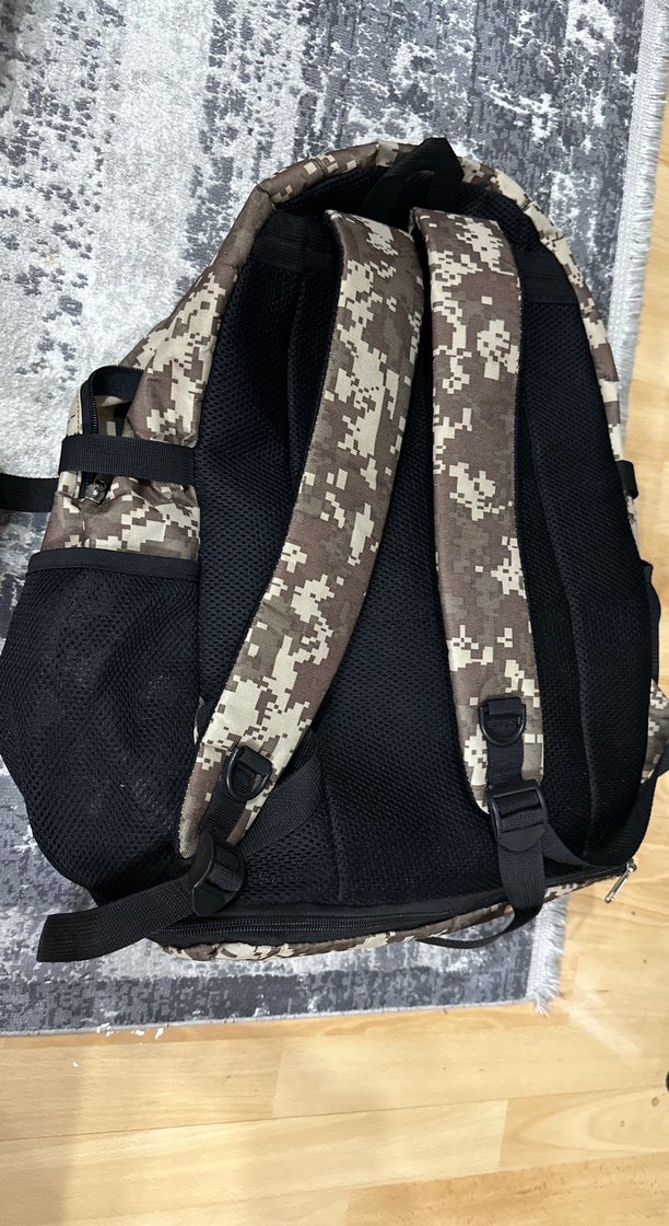 Kahverengi Kamuflaj Erkek Sırt Çantası - Görsel 4