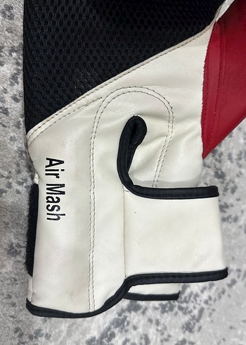 Kırmızı Deri Erkek Boks Eldiveni Velcro - Görsel 4