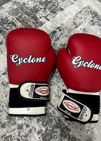 Kırmızı Deri Erkek Boks Eldiveni Velcro - Görsel 2