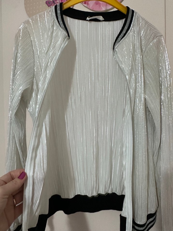 Kadın Parlak Ceket - Görsel 3