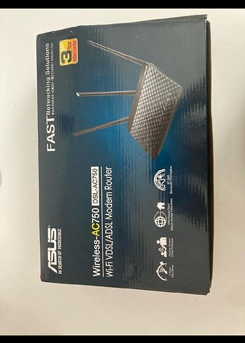 ASUS Kablosuz Modem Router AC750 Siyah