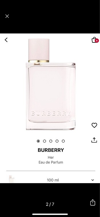 Burberry burberry her