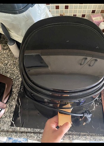 Silver Crest Altın Renkli Fritöz - Görsel 3