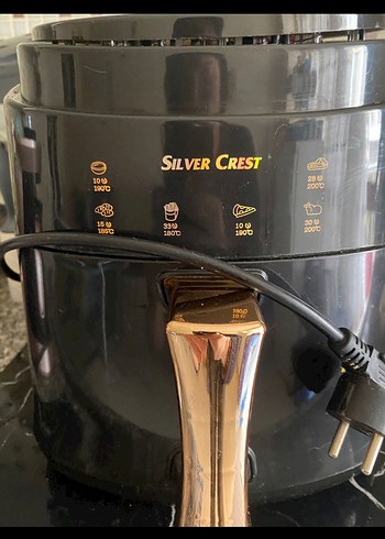 Silver Crest Altın Renkli Fritöz - Görsel 2