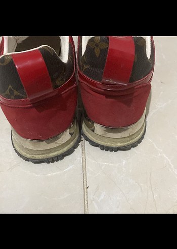 Kırmızı Louis Vuitton Spor Ayakkabı - Görsel 5