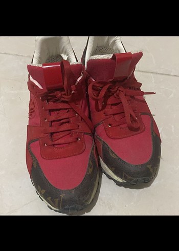 Kırmızı Louis Vuitton Spor Ayakkabı - Görsel 2