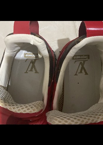 Kırmızı Louis Vuitton Spor Ayakkabı - Görsel 4