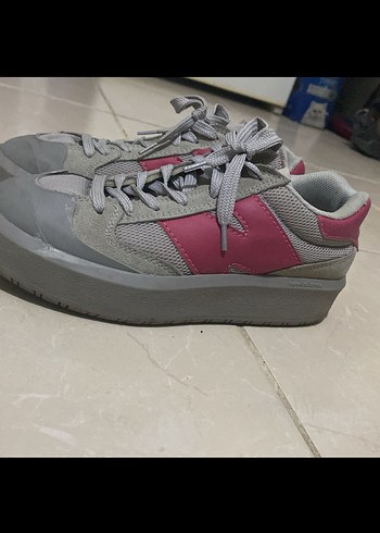 Gri Kadın Spor Ayakkabı - Düz Tabanlı new balance - Görsel 5